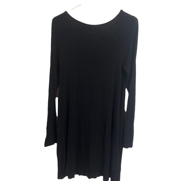 NWT Boutique Mittoshop Fringe Boho Black Dress Medium - Picture 2 of 5